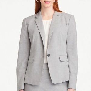 Like New Ann Taylor Grey Suit - Petite 0 and 2